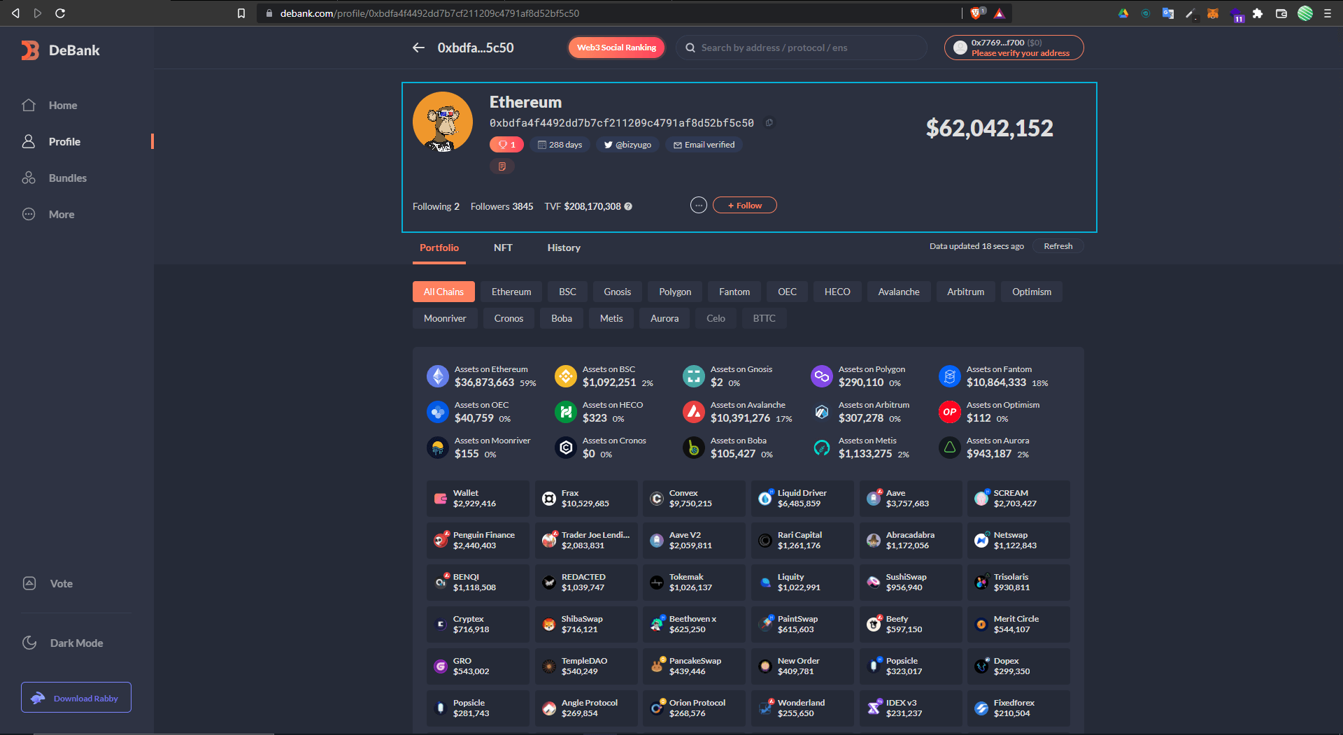 Agence Web3 Mindblow Debank Wallet Whale Agence Web3 Mindblow Debank Wallet Whale