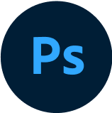 Photoshop employé pour le web design avancé chez notre agence digitale, aligné avec les principes d'eco conception.