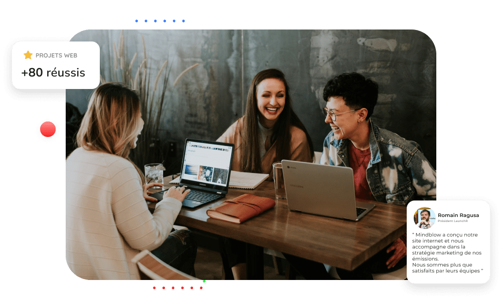Mindblow, c'est l'agence web qui assure en conception de site web ! Combien coûte une creation site internet ? Obtenez un devis gratuit pour votre website design !