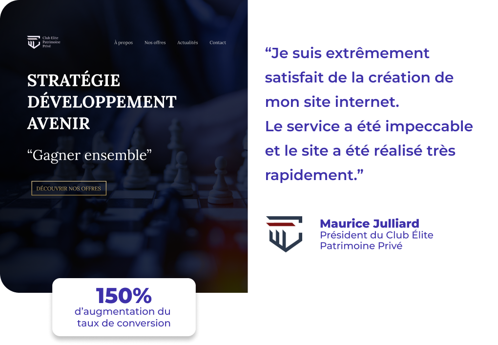 Conception site web par l'agence de communication Mindblow